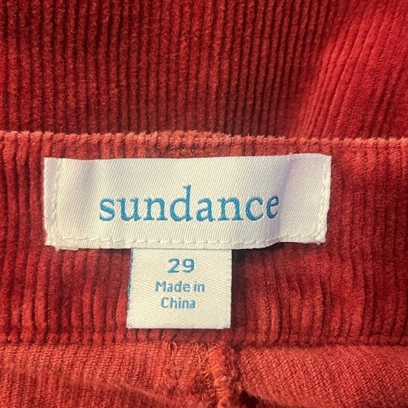 SUNDANCE Rust Nicole Corduroy Pants - Picture 4 of 5